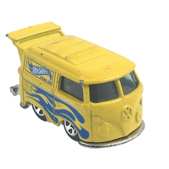 2012 Hot Wheel Volkswagen Kool Kombi Van Car Yellow Surf 1:64 Scale Die-Cast - Picture 1 of 4